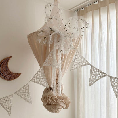 Party Lace Hanging Banner Tent Decor Birthday Decoration