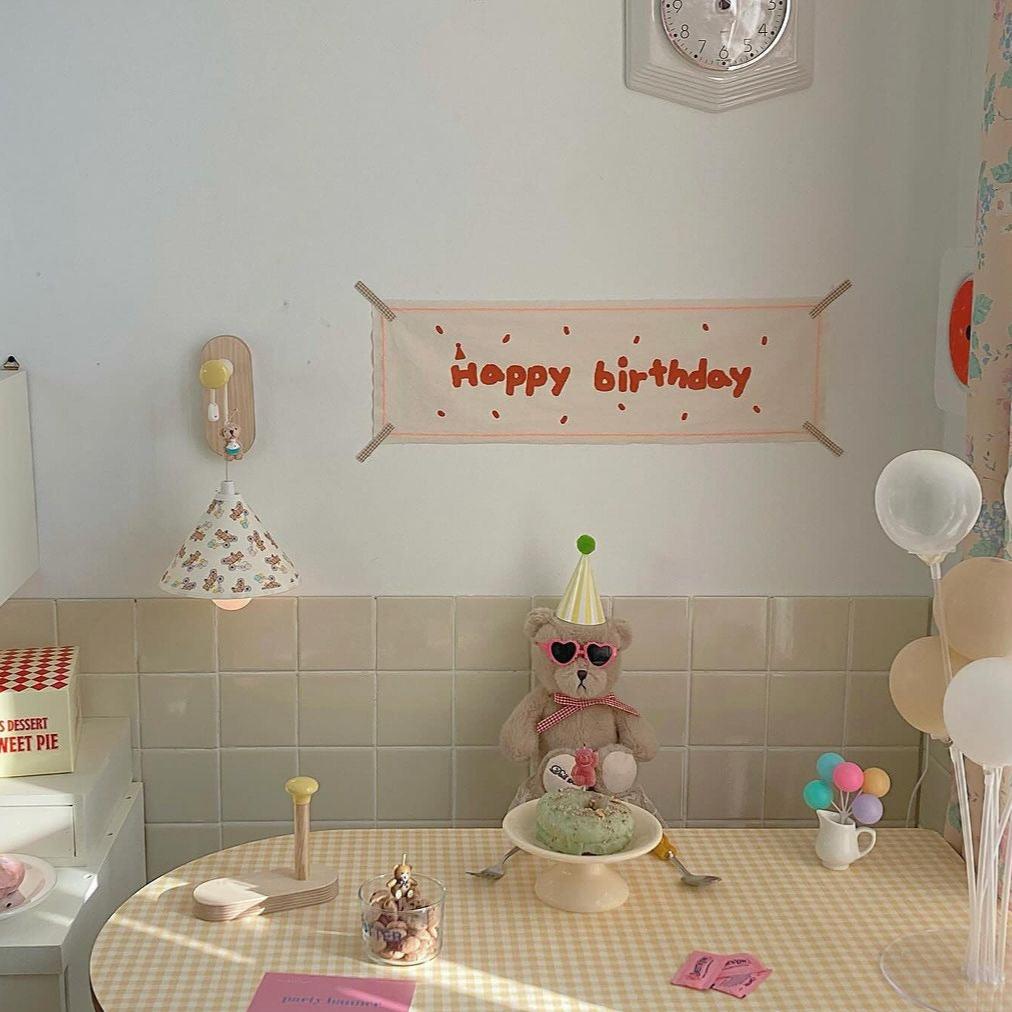 Birthday Backdrop Cloth, Birthday Party Photo Background Props