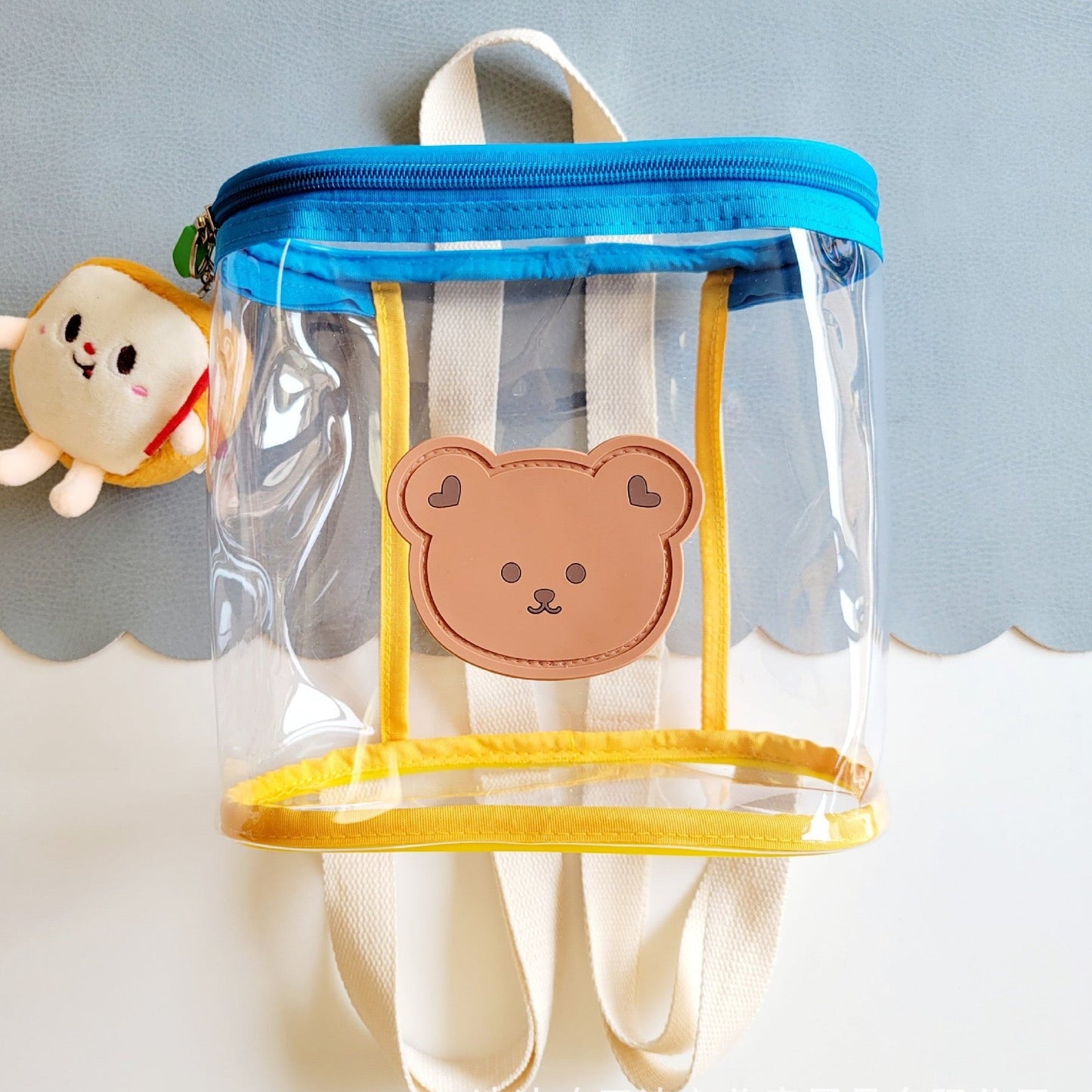 Transparent Jelly Backpack Beach Bag