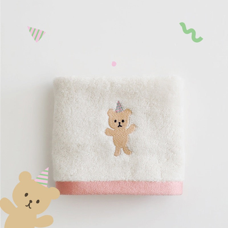 Embroidered Baby Pure Cotton Soft Face Towel