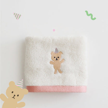 Embroidered Baby Pure Cotton Soft Face Towel