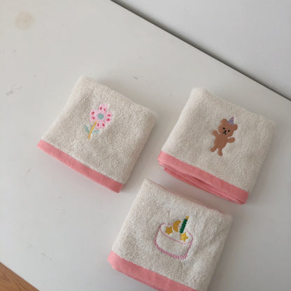 Embroidered Baby Pure Cotton Soft Face Towel