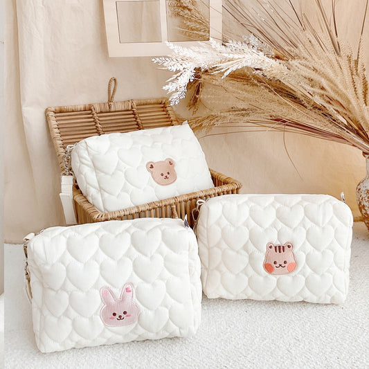 Hanging Bag Heart-Shaped Cotton Multi-Functional Storage Pouch