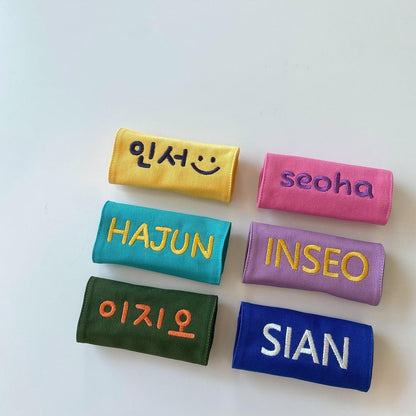 Customized name and luggage tag이름표