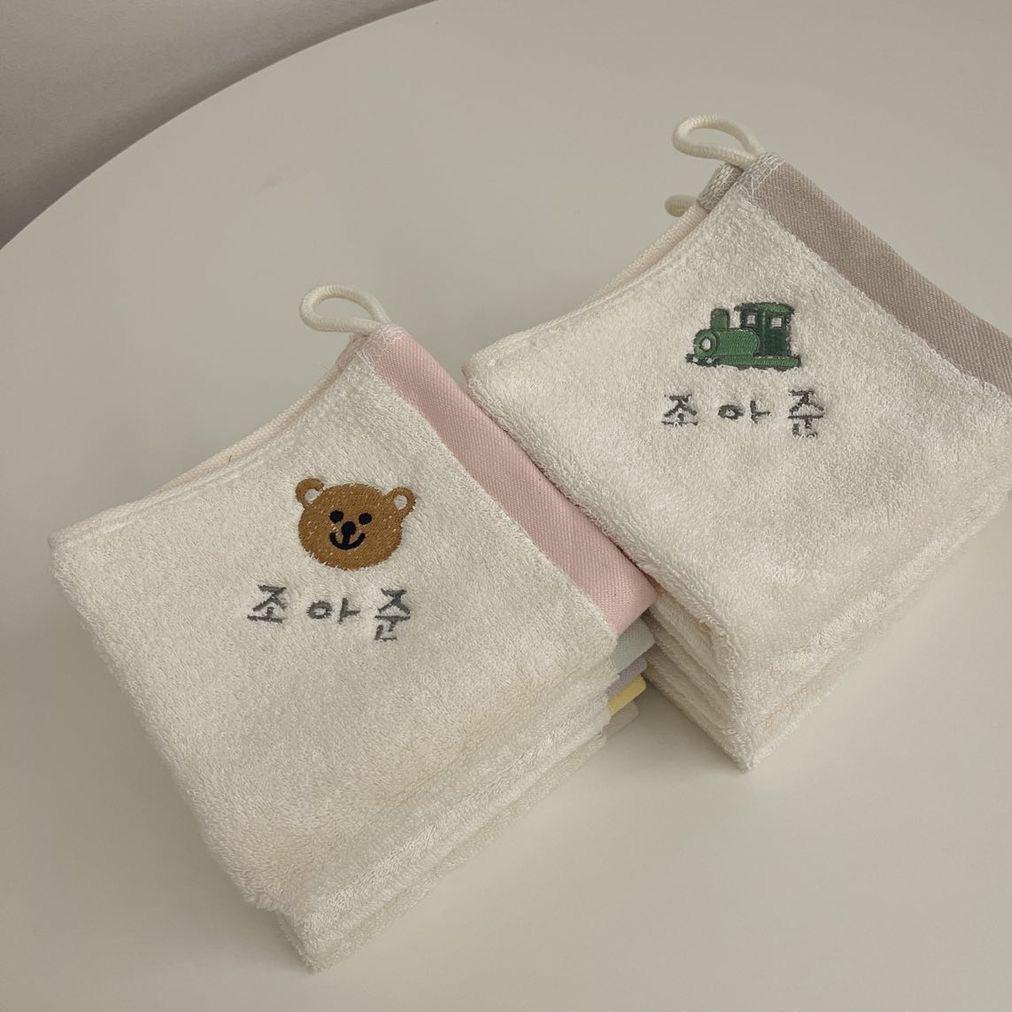 Custom Name Face Towel - Pure Cotton, Eco-FriendlyTravel Towel