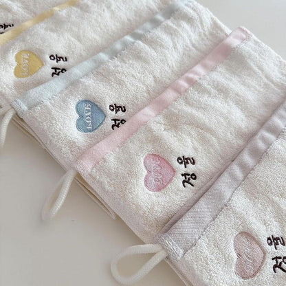 Custom Name Absorbent Face Towel for Kids Pure Cotton