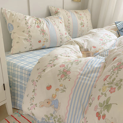 Forest Style Pure Cotton Bedding Set - 100% Cotton 4-Piece and 3-Piece Sets